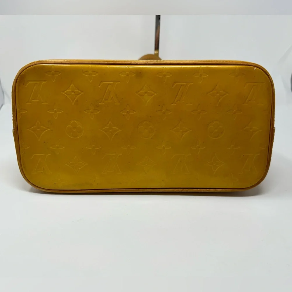 Louis Vuitton Vernis Houston Bag Mustard #TH0978 - Picture 3 of 9